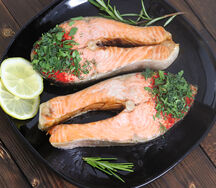 Стейк из форели