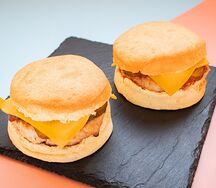 Чизбургер с курицей