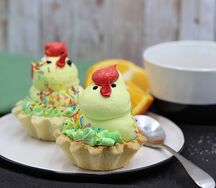 Корзиночка с цыпленком