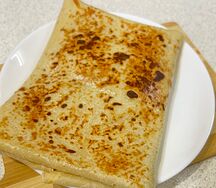 Блин с ветчиной и сыром