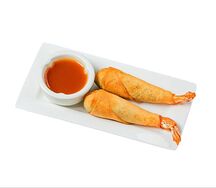  Спринг-роллы с креветкой и брокколи