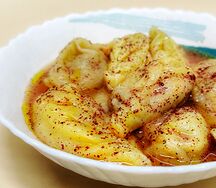 Кюрза вареная с бульоном