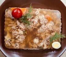 Холодец из куриного мяса