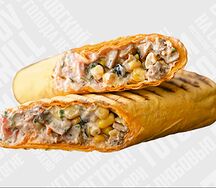 Фахитос в сливочном лаваше с курицей (стандарт)