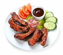 Свиные ребрышки гриль