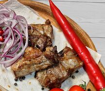 Шашлык из свиной мякоти