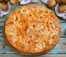 Осетинский пирог с картошкой и укропом