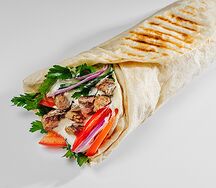 Мясная шаверма микс большая
