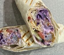 Шаурма с креветками и сыром 