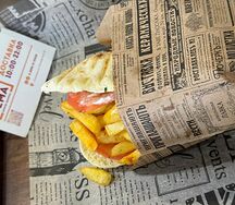 Гиро мини на мангале с курицей