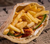 Гиро с курицей маленькое