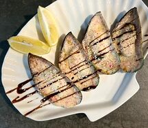 Мидии с сырной шапкой
