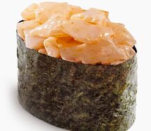 Суши спайси с морским окунем