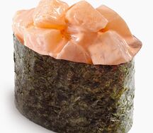 Суши спайси с морским гребешком
