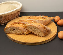 Багет картофельный с жареным лучком