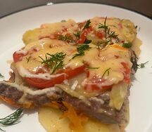 Мясо по-французски