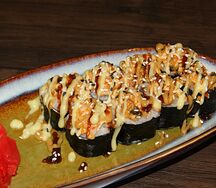 Запечённый с мидиями