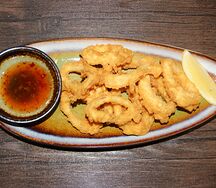 Кольца кальмара Фудзи в острой панировке