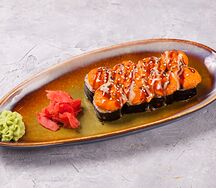 Запечённый с лососем