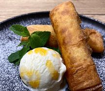 Пирожки с мороженым со вкусом манго