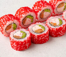 Ролл Калифорния с лососем терияки