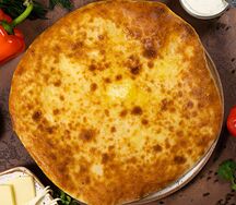 С сыром и картофелем (33см)