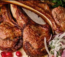 Шашлык из бараньей корейки