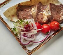 Шашлык из телячьего языка
