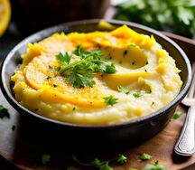 Пюре из печеного картофеля