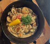 Сковородка с морепродуктами