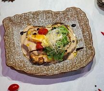 Филе куриное с грибами в сливочном соусе