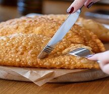 Чебурек с мраморной говядиной (халяль)