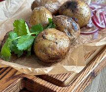 Картофель с курдюком