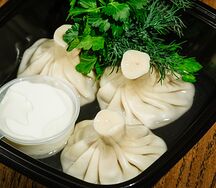 Хинкали с бараниной