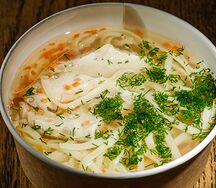 Лапша с курицей