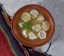 Суп с хинкали