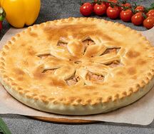 Пирог с мясом Фыдджын маленький
