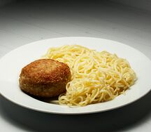 Котлета из говядины и курицы