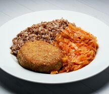 Котлета рыбная из семги и зубатки
