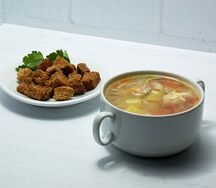 Cyп-лапша по-домашнему из курицы