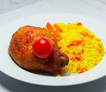 Куриная ножка, фаршированная грибами и сыром