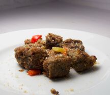 Печень говяжья жареная