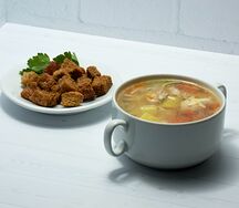 Cyп-лапша с курицей по-домашнему