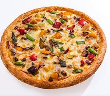 Мясо с овощами гриль