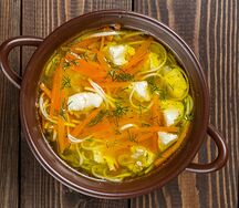 Лапша куриная
