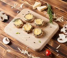 Шампиньоны запеченные с сыром