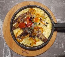 Сковородка с языком