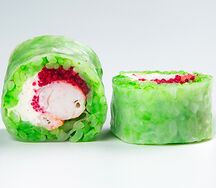 Грин-ролл с креветкой 