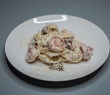 Паста с креветками