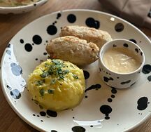 Котлеты куриные с картофельным пюре
